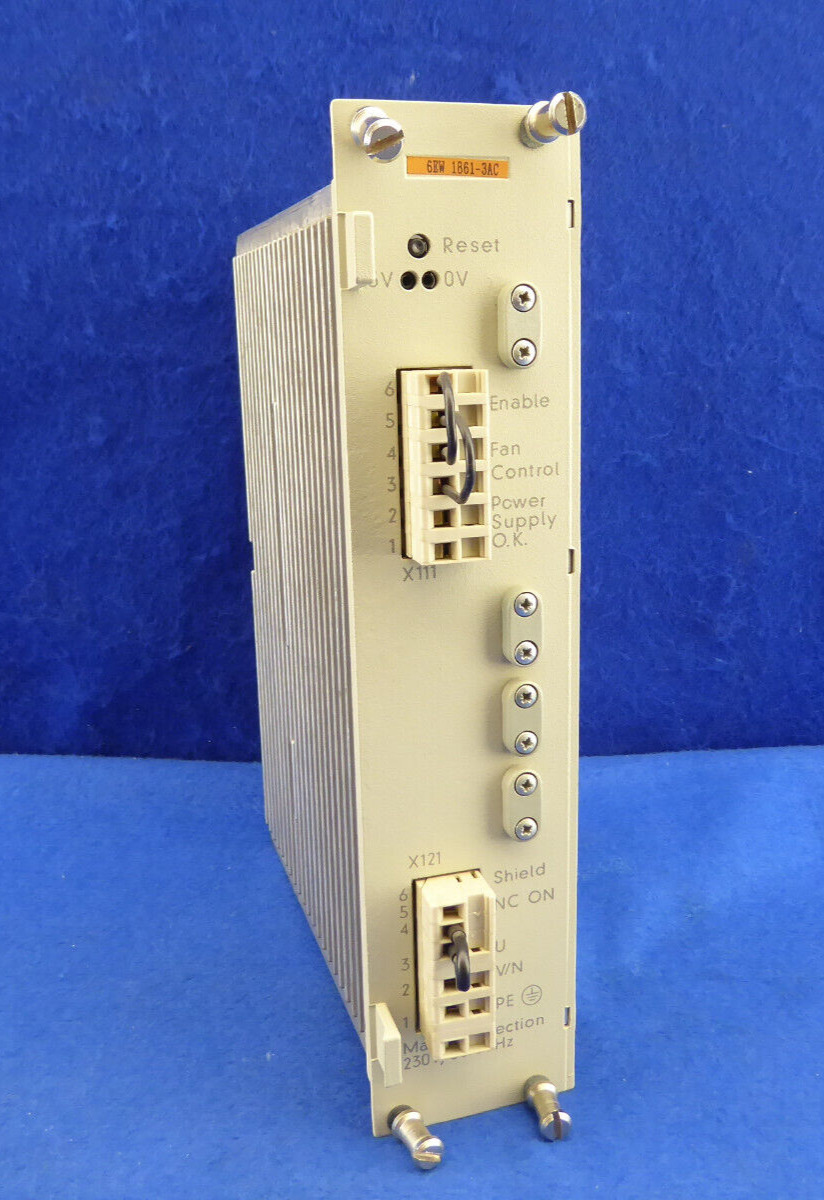 Siemens Power Supply 6EW1861-3AC Sinumerik 800 E230 G5/15WRGD