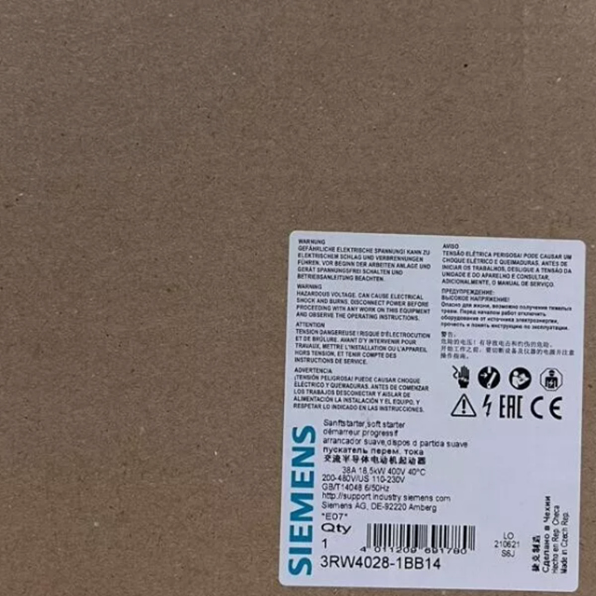 NEW SIEMENS 3RW4028-1BB14 Soft Starter