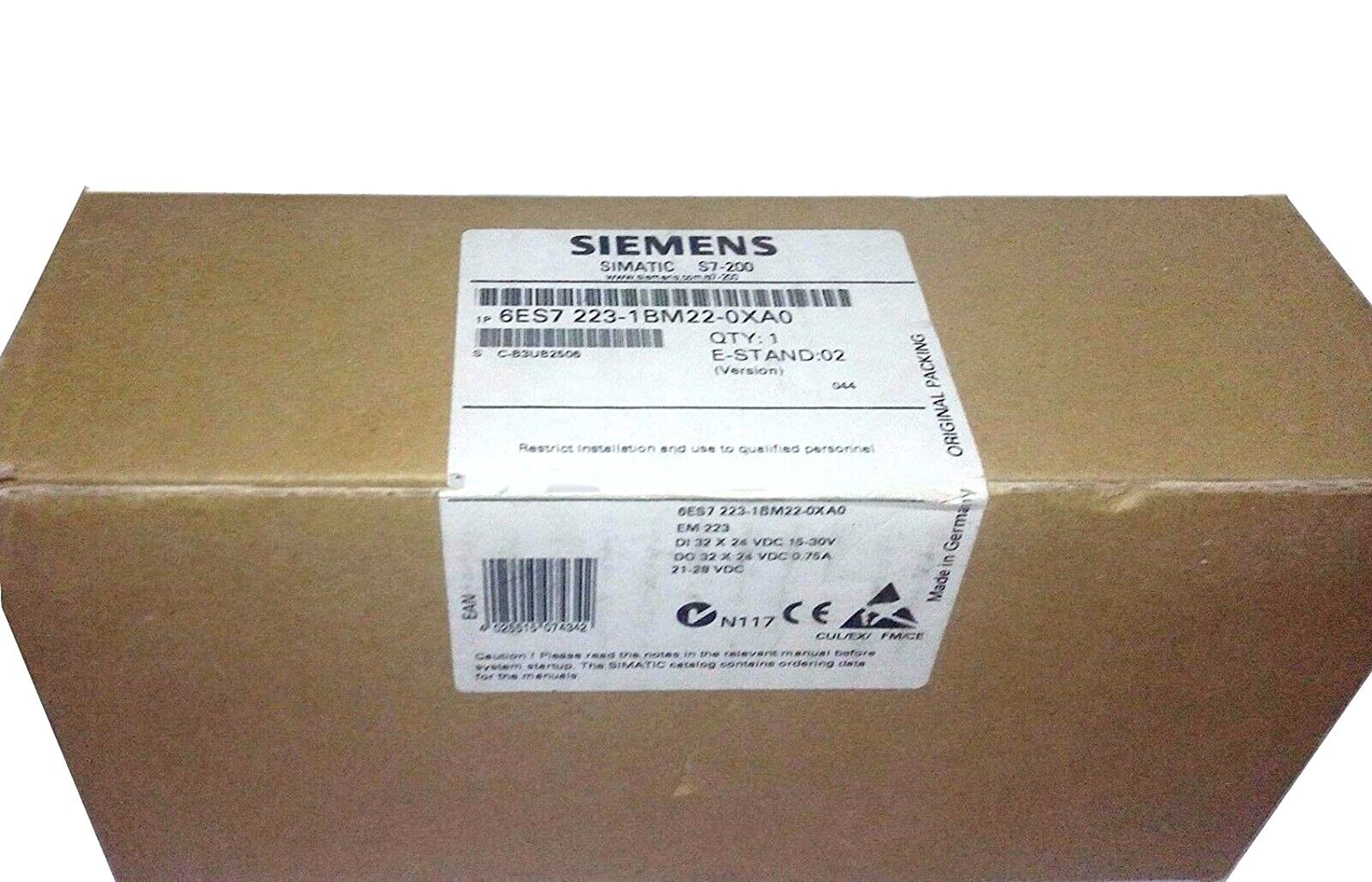 NEW Siemens 6ES7223-1BM22-0XA0 Digital I/O EM 223 6ES7 223-1BM22-0XA0