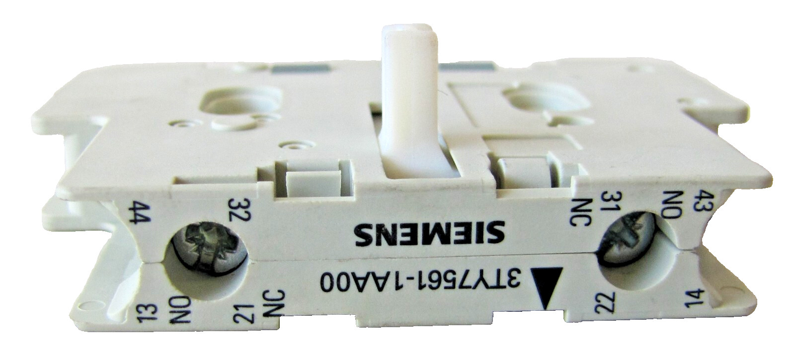 Siemens Auxiliary Contact Block 3TY7561-1AA00 1NO 1NC Snap On Mount