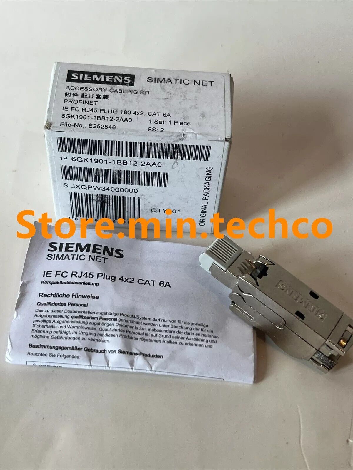 1 PCS SIEMENS 6GK1901-1BB12-2AA0 Accessory Cabling Kit Profinet IE FC RJ45 plug