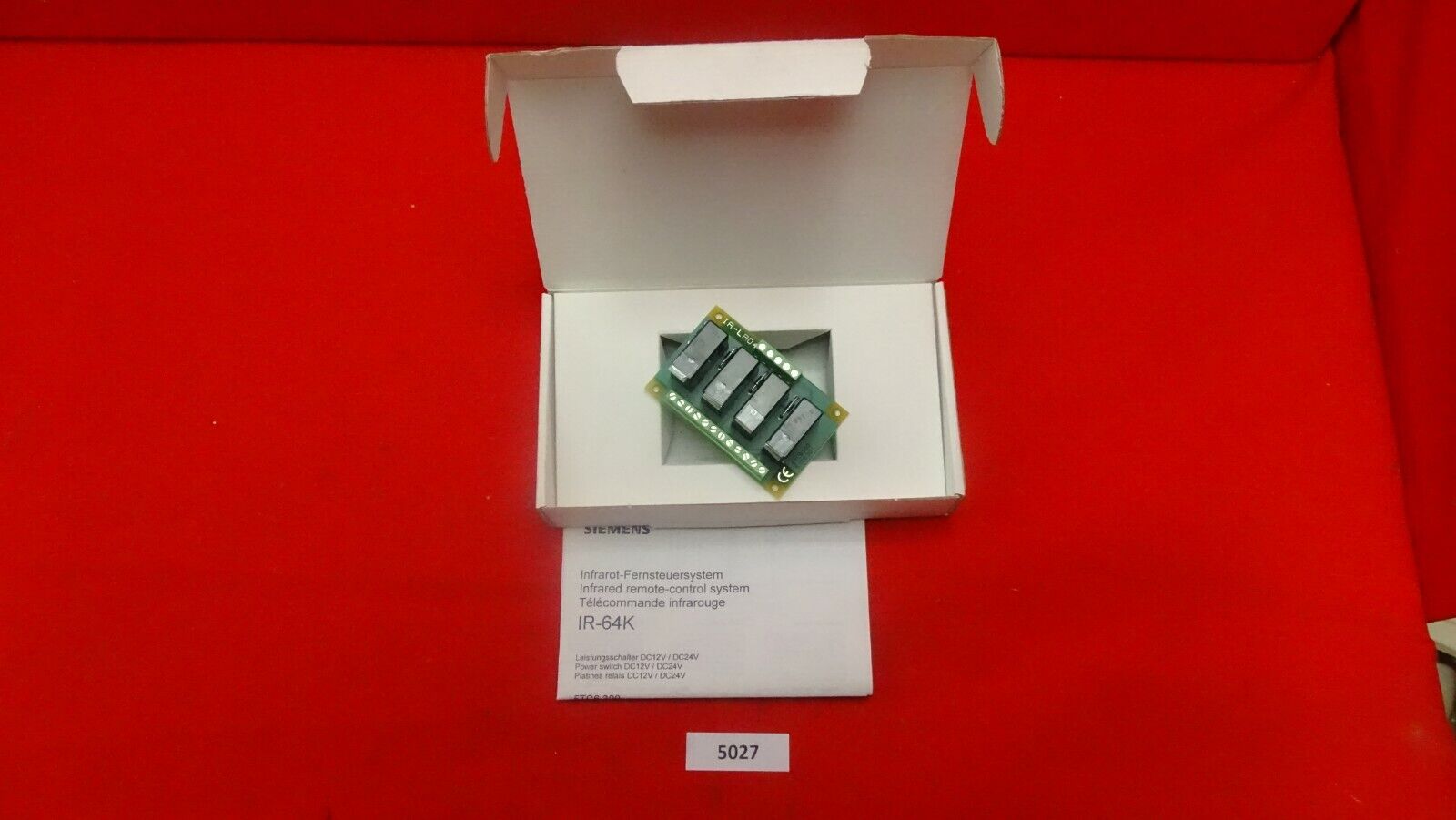 Siemens, 8-Kanal Compact System IR-64K, 5TC6 300 Platines Relay Stock