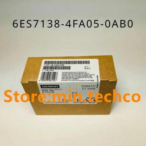 New Siemens 6ES7 138-4FA05-0AB0 6ES7138-4FA05-0AB0 Electronics module f ET200S
