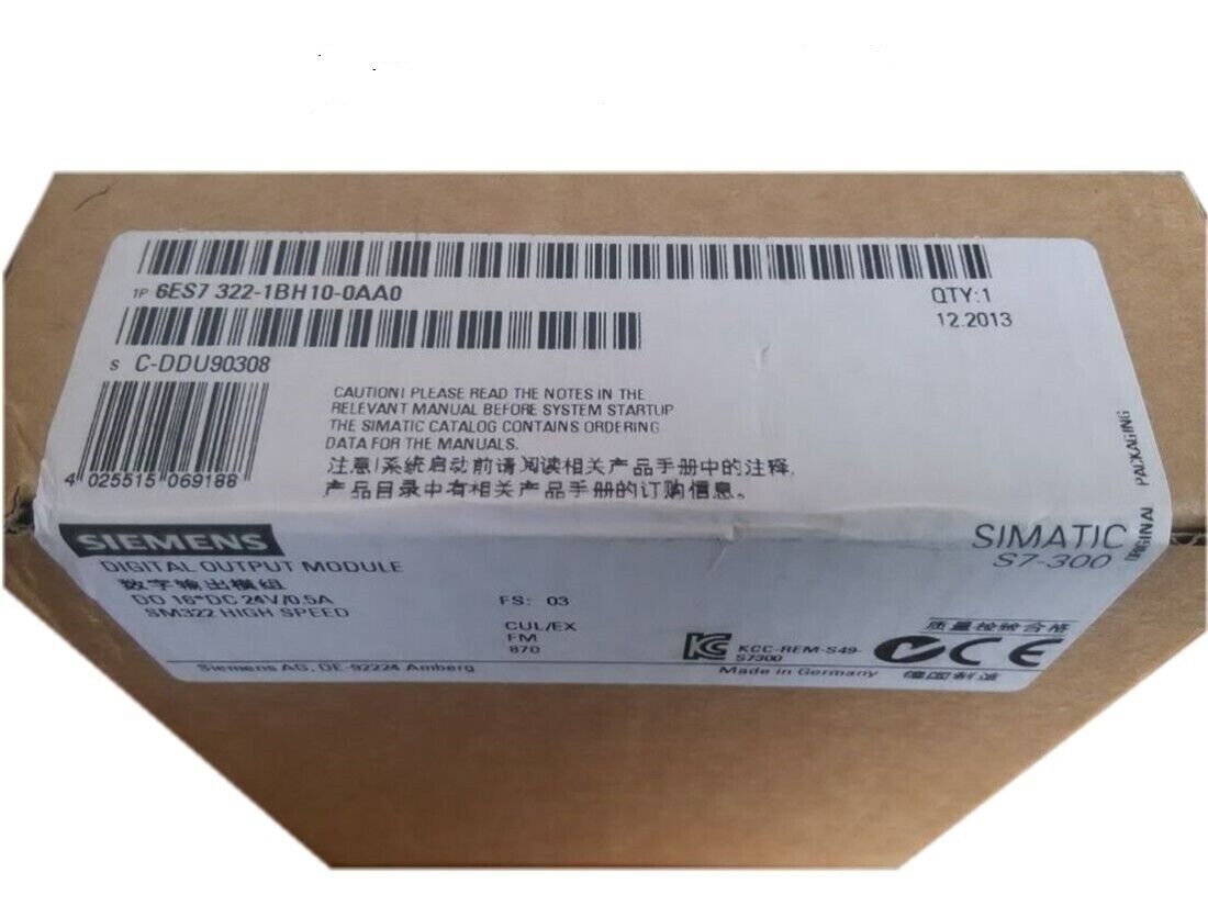 NEW Siemens 6ES7 322-1BH10-0AA0 in BOX 6ES7322-1BH10-0AA0