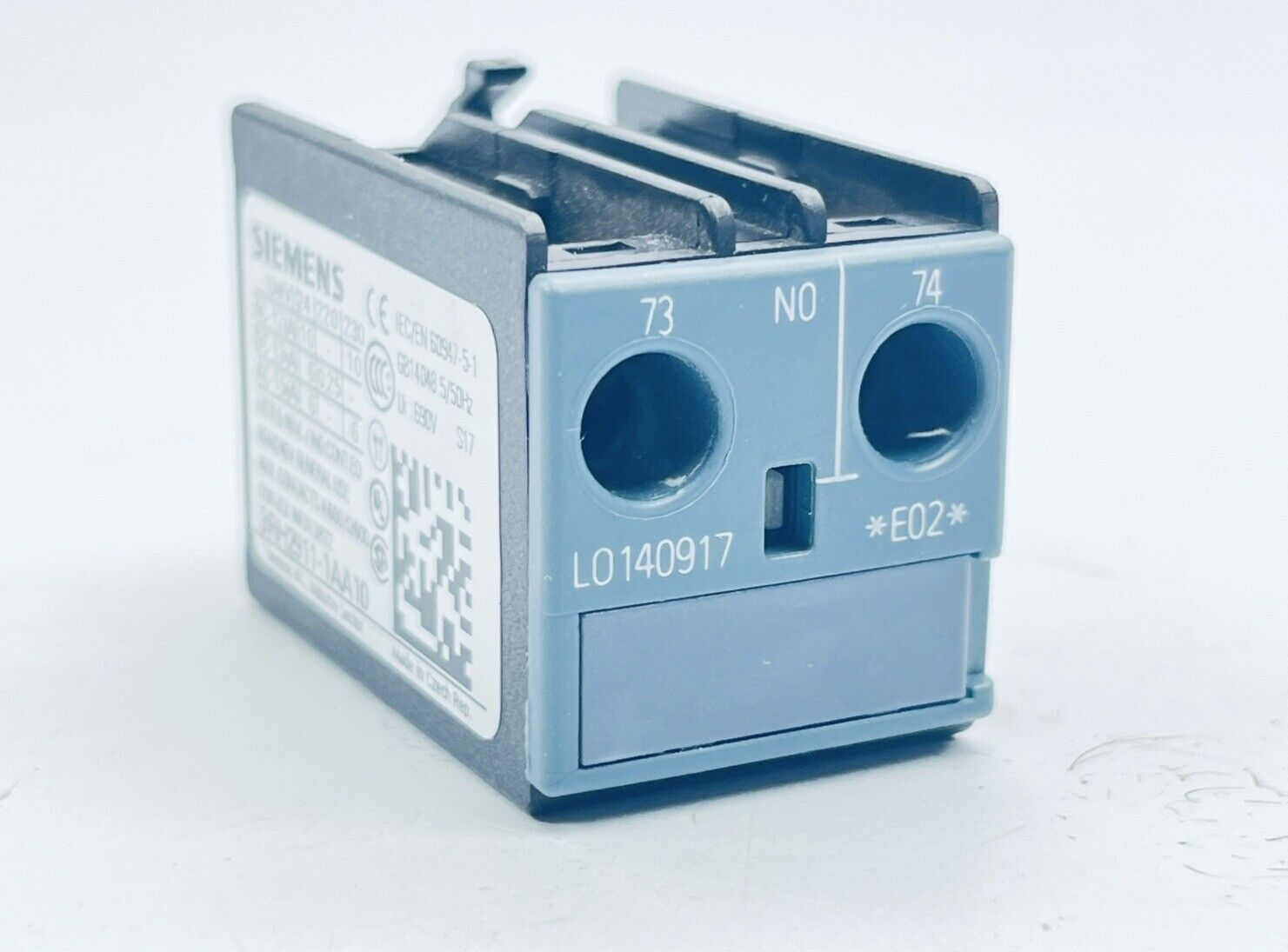 SIEMENS 3RH2911-1AA10 AUXILIARY CONTACTOR 240V 10A 1-POLE