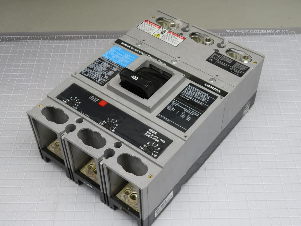 Siemens JD63F400 Circuit Breaker 3 Pole 400 A T194074