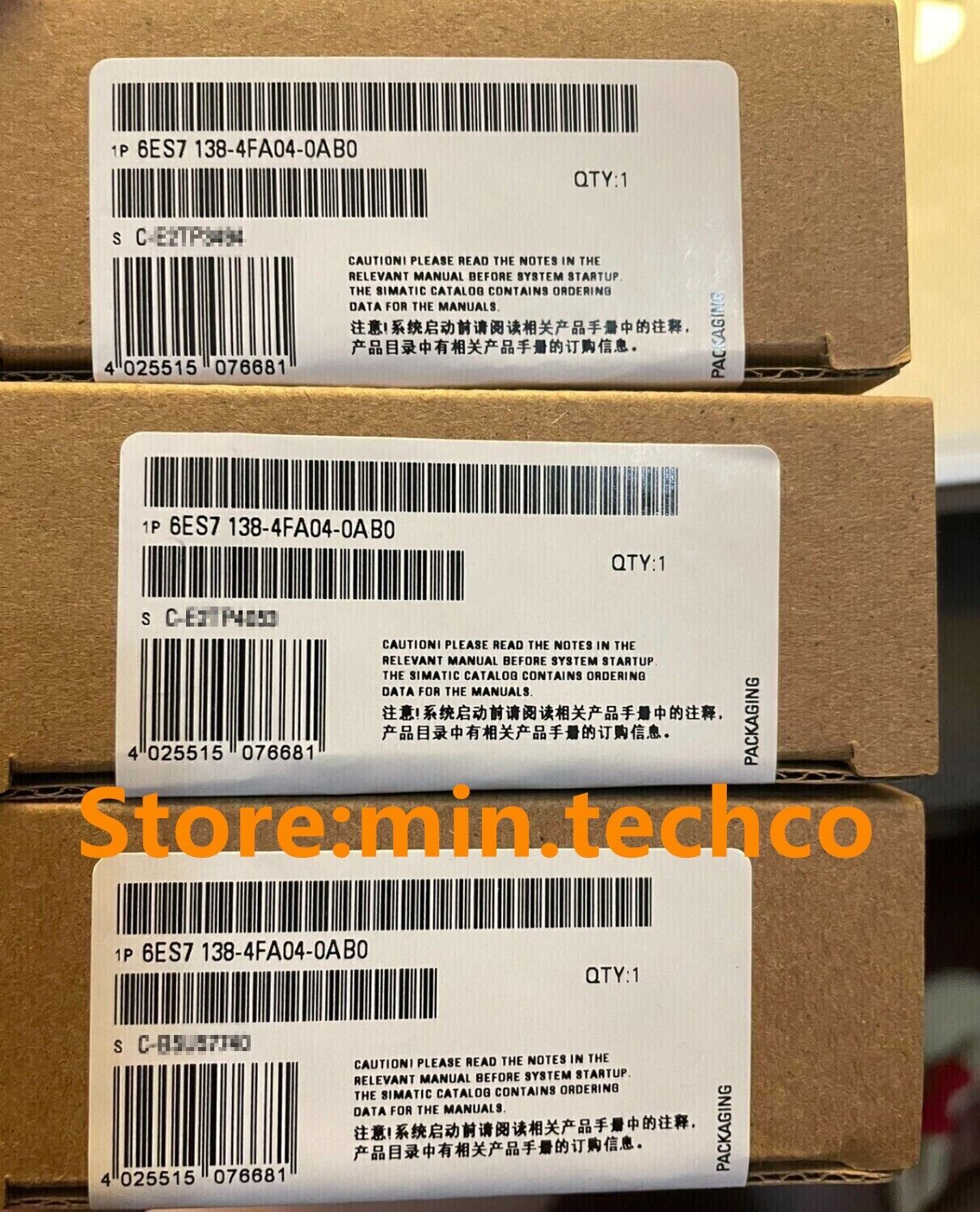 New In Box SIEMENS 6ES7 138-4FA04-0AB0 PLC Module 6ES7 138-4FA04-0AB0