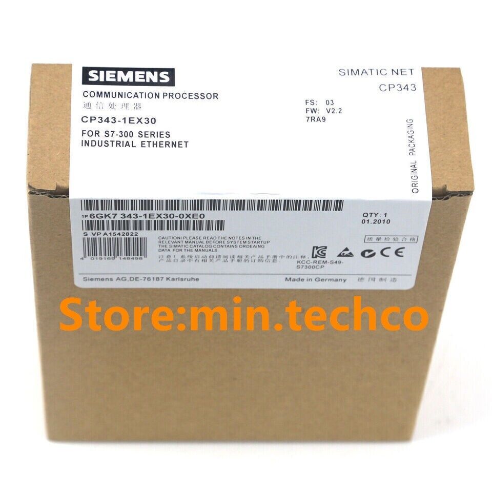 New In Box Siemens 6GK7 343-1EX30-0XE0 6GK7 343-1EX30-0XE0