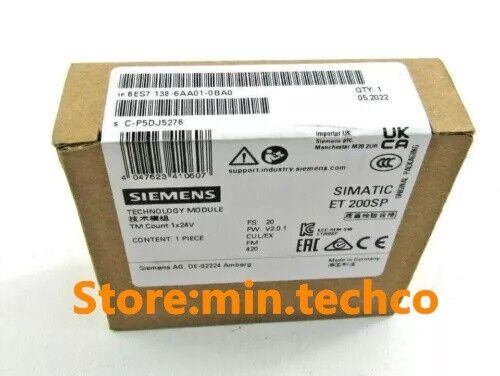 6ES7 138-6AA01-0BA0 New Siemens  6ES7 138-6AA01-0BA0 Simatic ET 200SP PLC Module