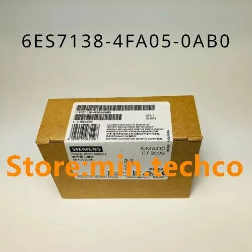 New Siemens 6ES7 138-4FA05-0AB0 6ES7 138-4FA05-0AB0 Electronics module f ET200S