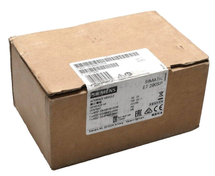 Siemens SIMATIC ET 200SP Interface Module | FS:03 FW:V3.1.1 | 6ES7155-6BA00-0CN0