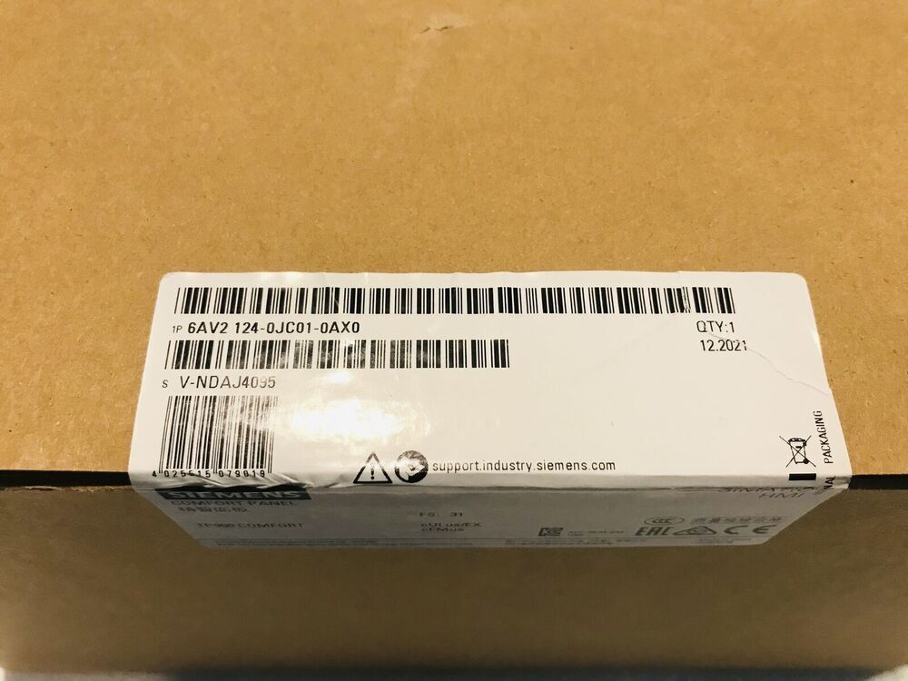 New Sealed Siemens 6AV2 124-0JC01-0AX0 Simatic Touch Panel