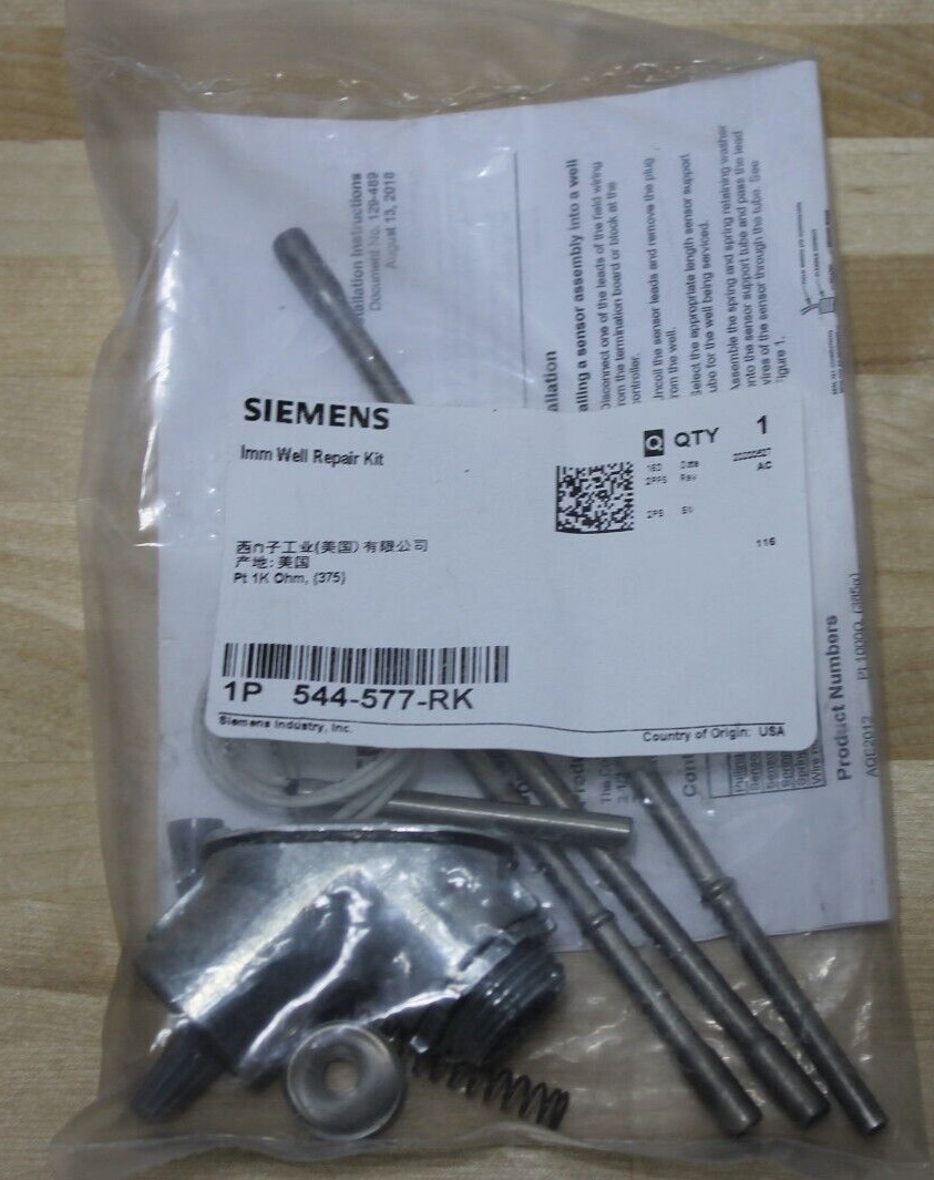 SIEMENS 544-577-RK  Immersion Well Repair Kit, 1K Ohm