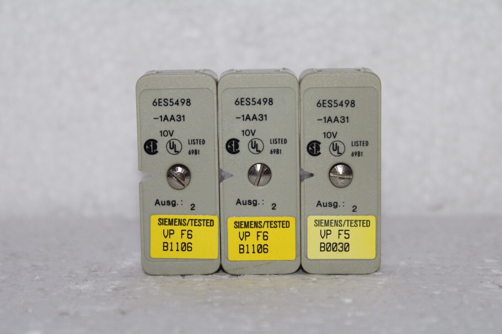 Lot of 3pcs Siemens 6ES5498-1AA31 SIMATIC S5, Measuring Range Module