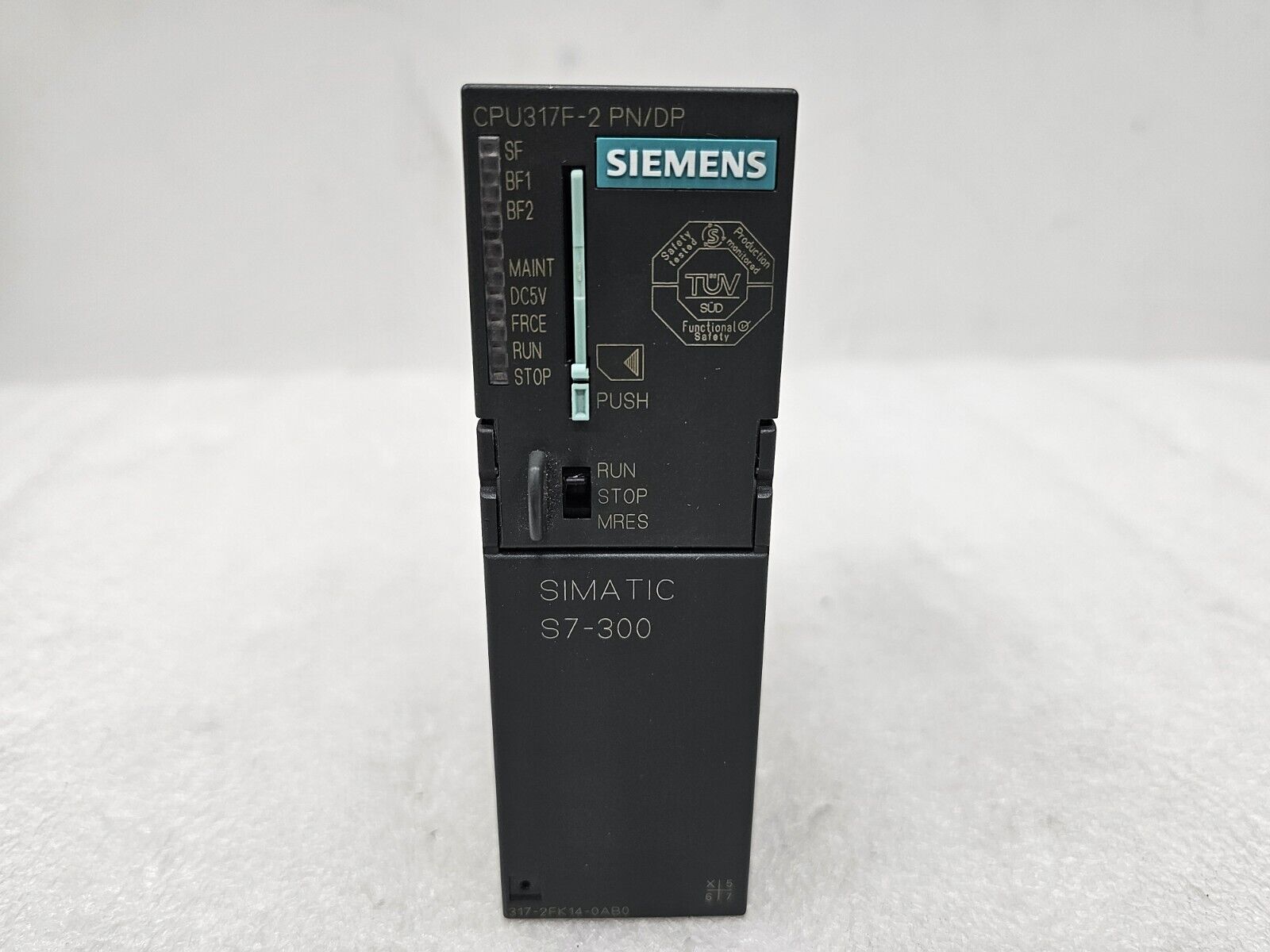 SIEMENS 6ES7 317-2FK14-0AB0 SIMATIC S7-300 CPU317F-2 PN/DP /w 2MB MEMORY CARD