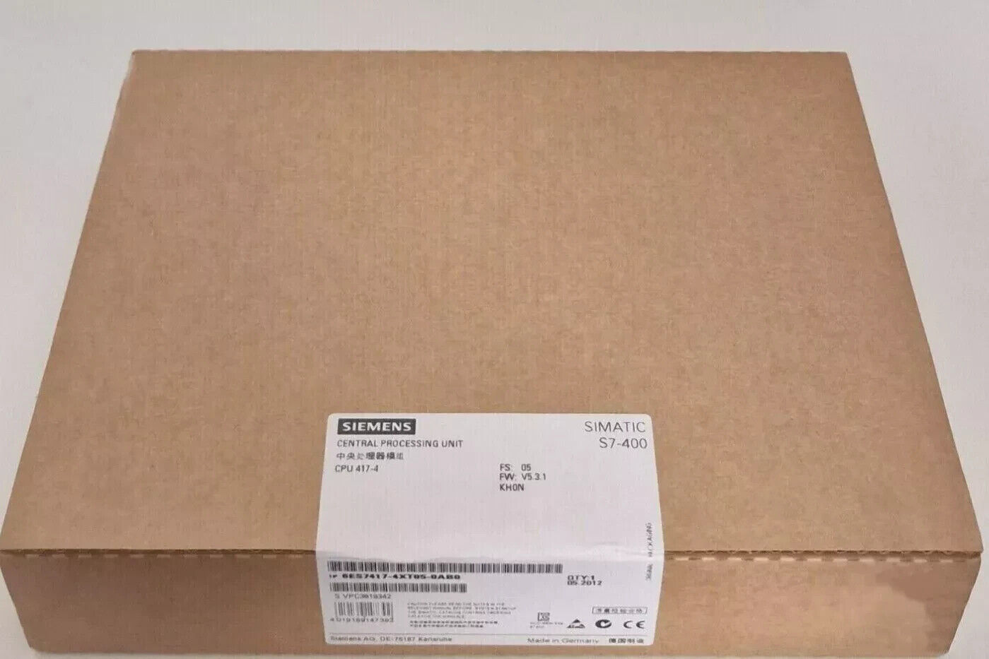 New Siemens 6ES7 417-4XT05-0AB0 /6ES7 417-4XT05-0AB0 Central Processing Unit