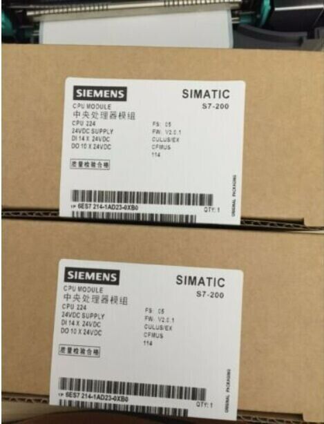 SIEMENS 6ES7 214-1AD23-0XB0 CPU Module New One6ES72141AD230XB0