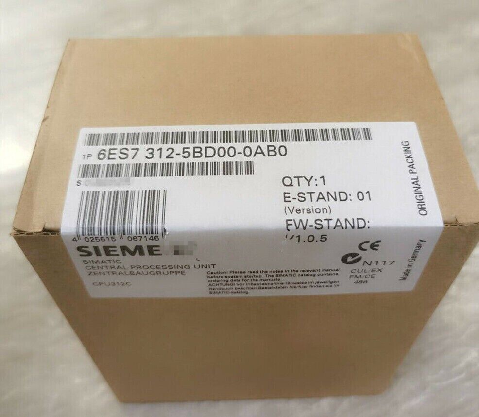 1PCS Siemens Simatic 6ES7 312-5BD00-0AB0 6ES7312-5BD00-0AB0 Module Fast Delivery