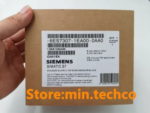 New In Box Siemens 6ES7 307-1EA00-0AA0 Power Supply 6ES7 307-1EA00-0AA0