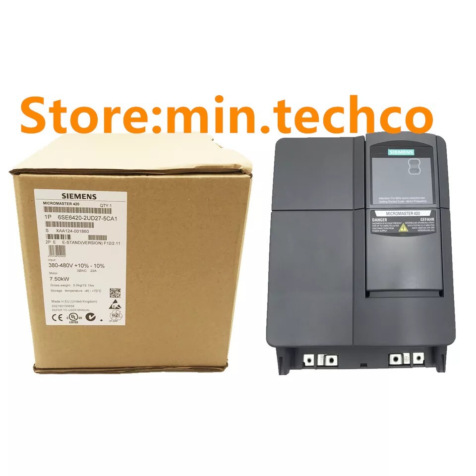New In Box SIEMENS 6SE6 420-2UD27-5CA1 AC Drive Inverter 7.5KW 380V