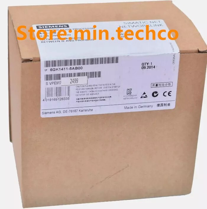 New In Box Siemens 6GK1 411-5AB00 / 6GK1 411-5AB00 Communications Processor