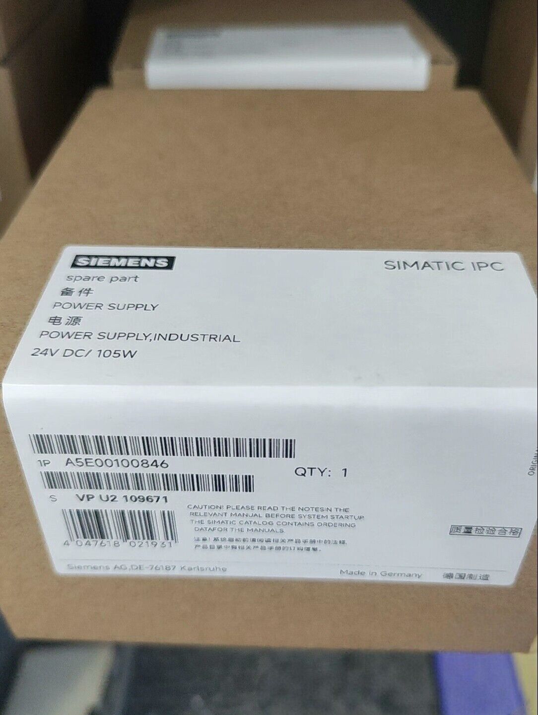 A5E00100846 Siemens modular power supply