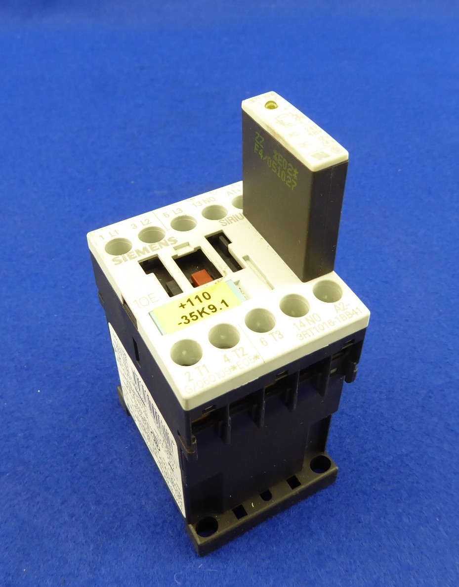 Siemens Sirius 3RT1016-1BB41 / 3RT1916-1JJ00 / Power Contactor (Re. incl. VAT)