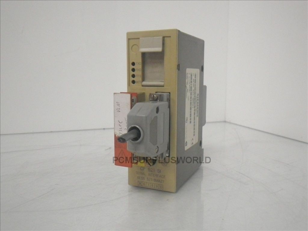 SIEMENS 6ES5 521-8MA21 6ES5 375-1LA21 serial interface *USED & TESTED*