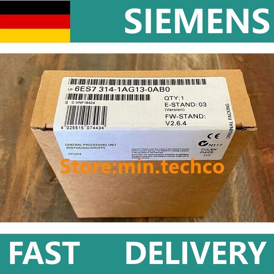 Siemens New In Box 6ES7 314-1AG13-0AB0 / 6ES7 314-1AG13-0AB0 PLC Module