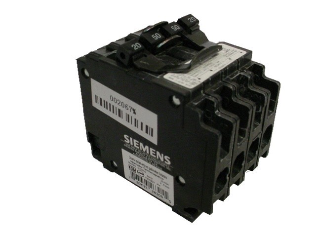 SIEMENS Q22050CT2 U 20/50A 240V 4P NEW QUAD