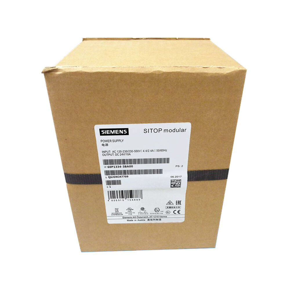 New in box SIEMENS 6EP1334-3BA00 POWER SUPPLY 6EP1334-3BA00 (1PCS) #