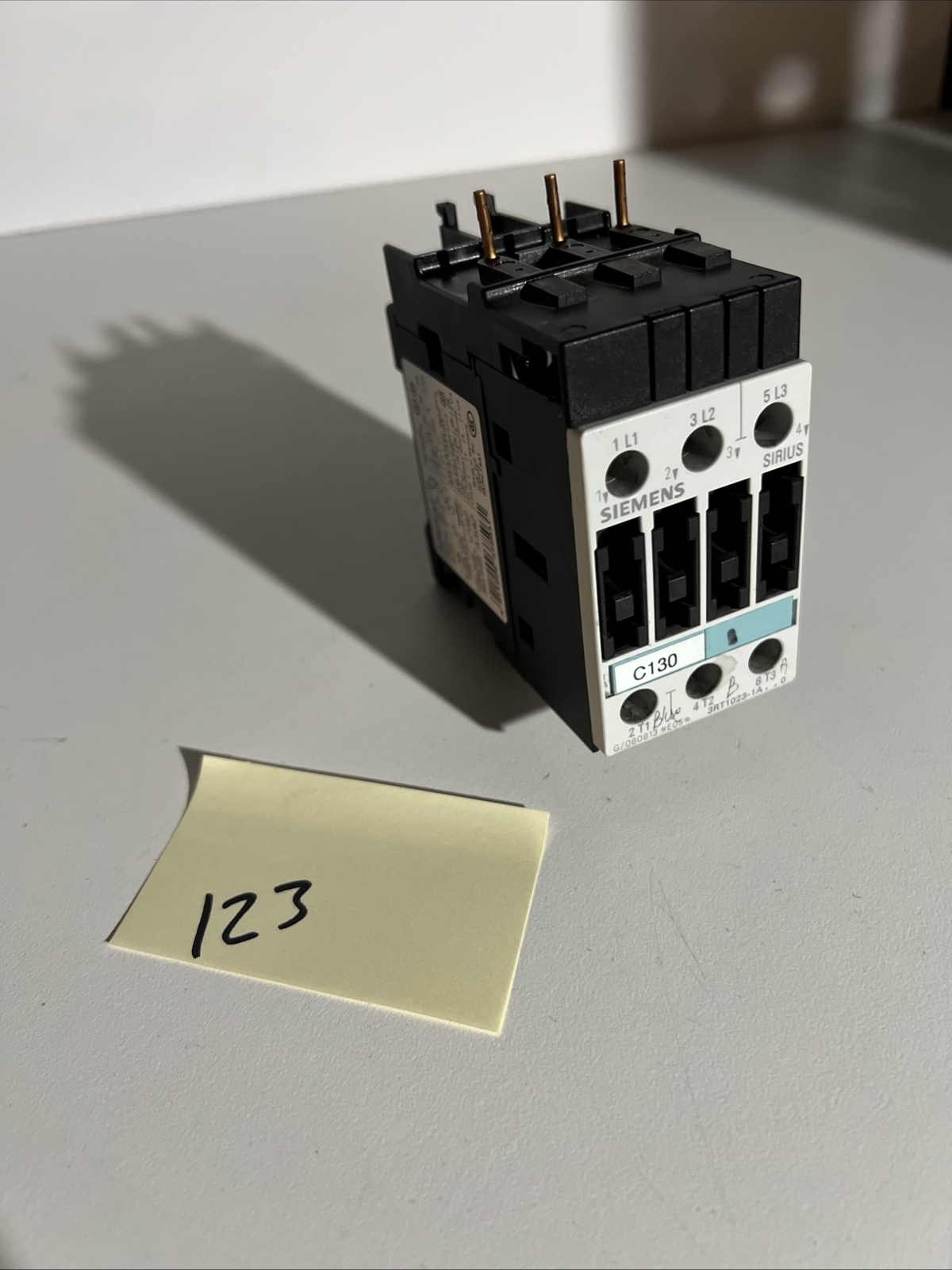 Siemens 3RT1023-1A three pole IEC contactor Sirius 3R 110V Coil