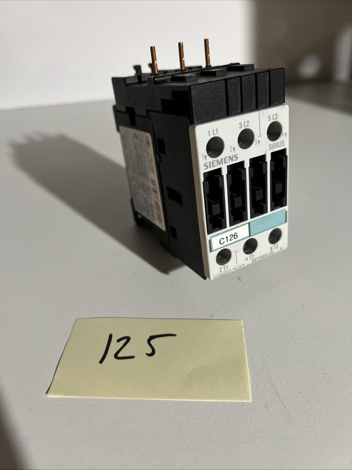 Siemens 3RT1023-1A three pole IEC contactor Sirius 3R 110V Coil
