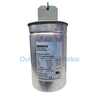 Siemens 4RB41503EA50 Condenser Three-Phased 15KVAR 400V 50HZ Soft Resin