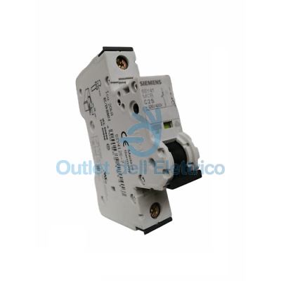 Siemens Circuit Breaker 1P 25A 10KA Curve C 1 Module 5SY41257