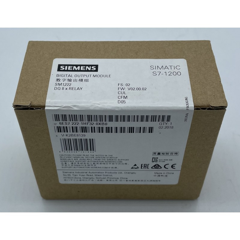 Siemens S7 1200 SM 1222 Digital Output Module 6ES7 222-1HF32-0XB0 - NEW