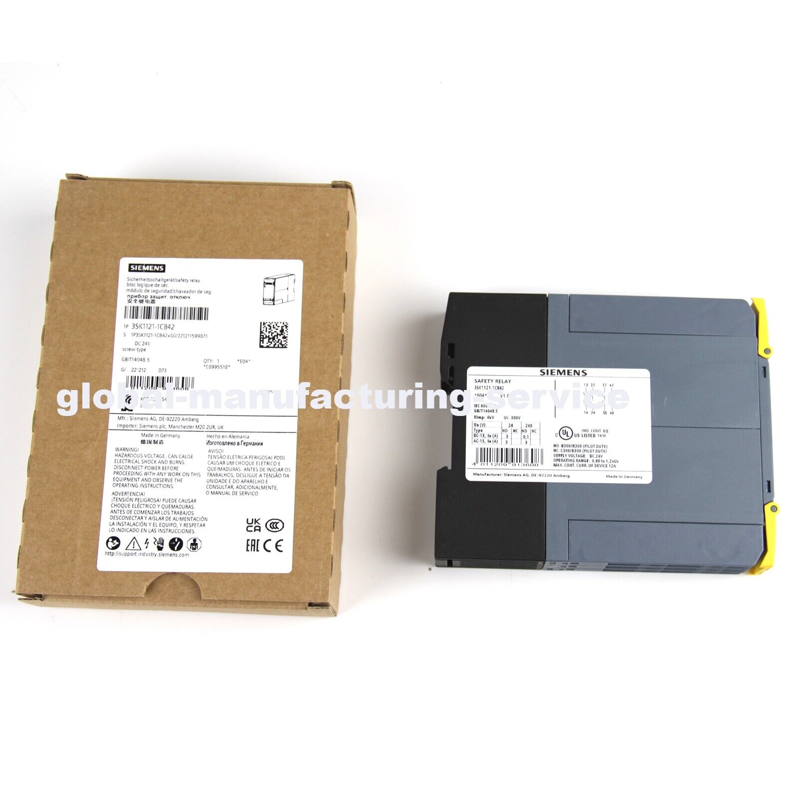 Siemens 3SK1121-1CB42 = 3TK2827-1BB40 NEW