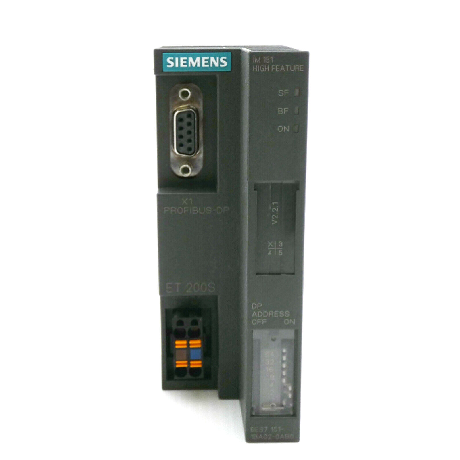 SIEMENS 6ES7 151-1BA02-0AB0 SIMATIC DP INTERFACE MODULE IM151-1 HIGH FEATURE PLC