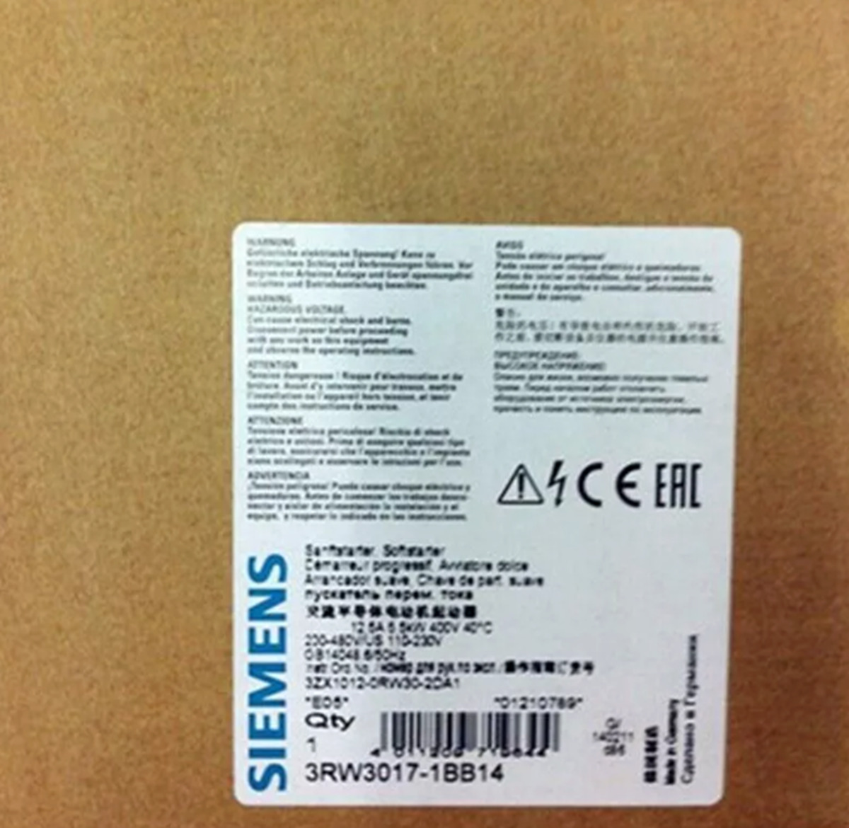 NEW SIEMENS 3RW3017-1BB14 Soft Starter