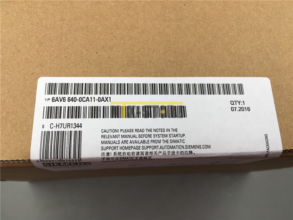 1PC Siemens 6AV6 640-0CA11-0AX1 TP177micro Touch Screen New  Spot