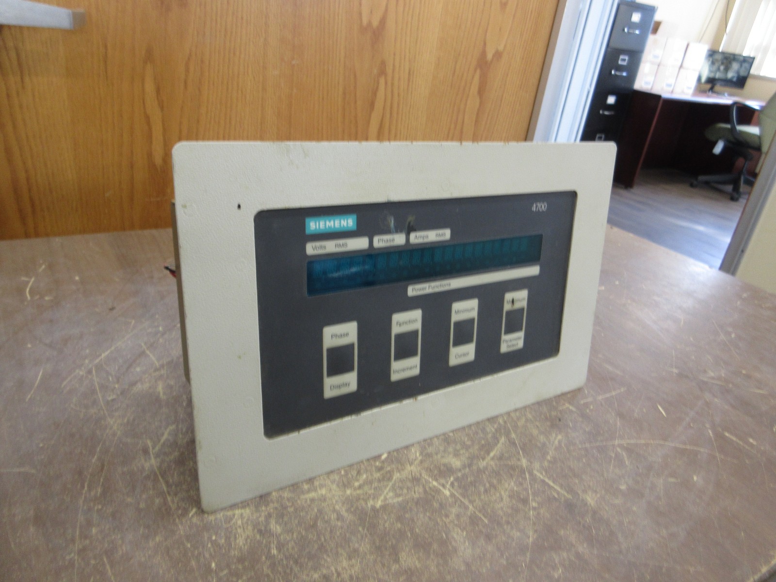 Siemens Power Meter 4700-DRC3-11HN S/W: 2.1.0.1 Used