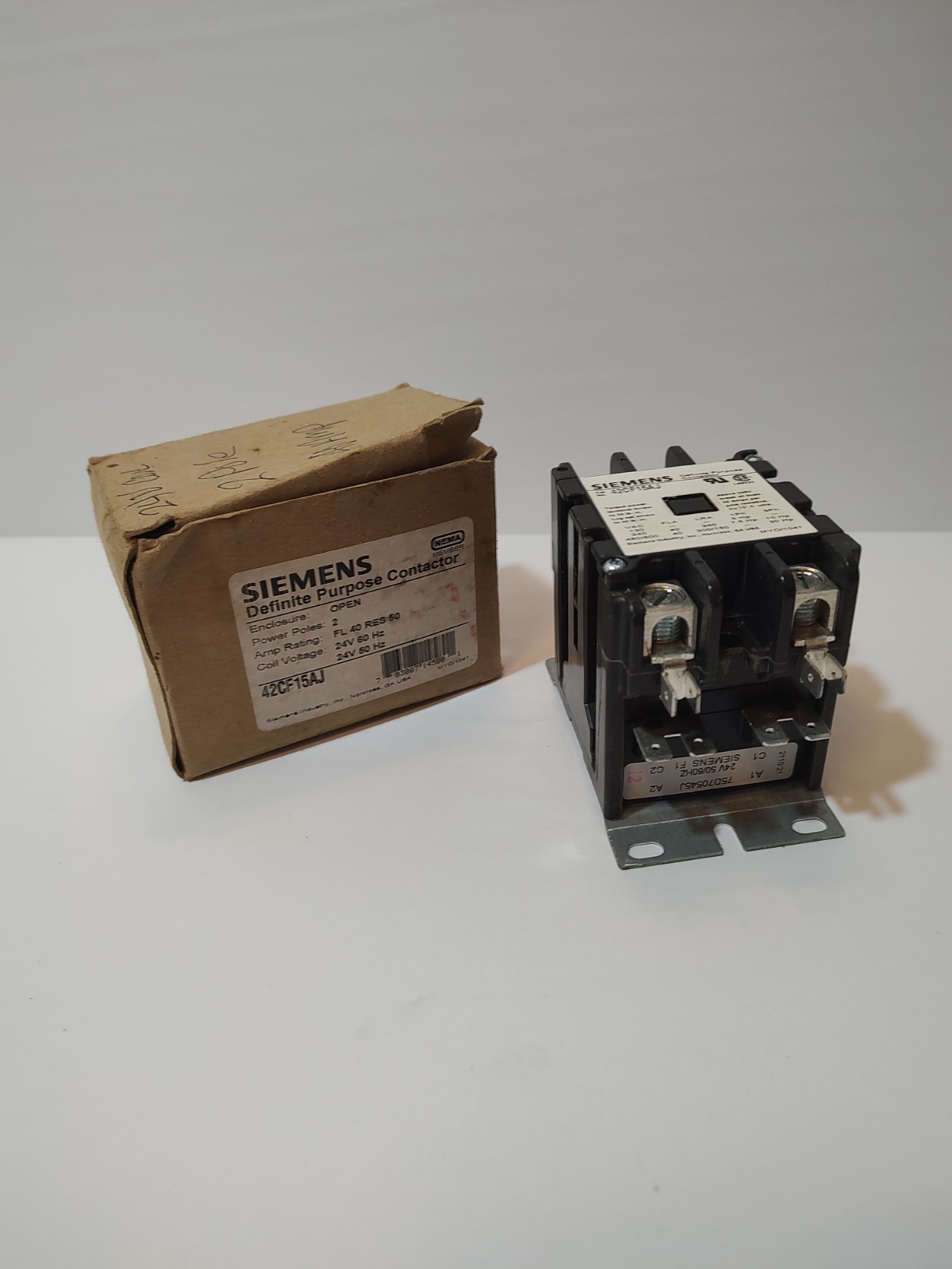 Siemens Definite Purpose Contactor 42CF15AJ