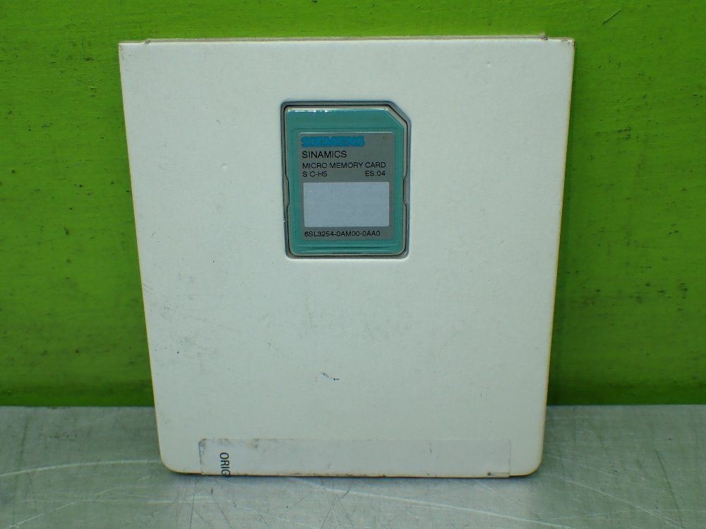 SIEMENS 6SL3 254-0AM00-0AA0 MICRO MEMEORY CARD.   01190240175