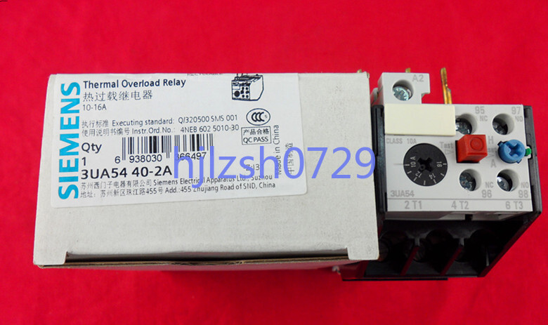 1PC New Siemens Thermal Overload Relay 3UA5440-2A 10-16A