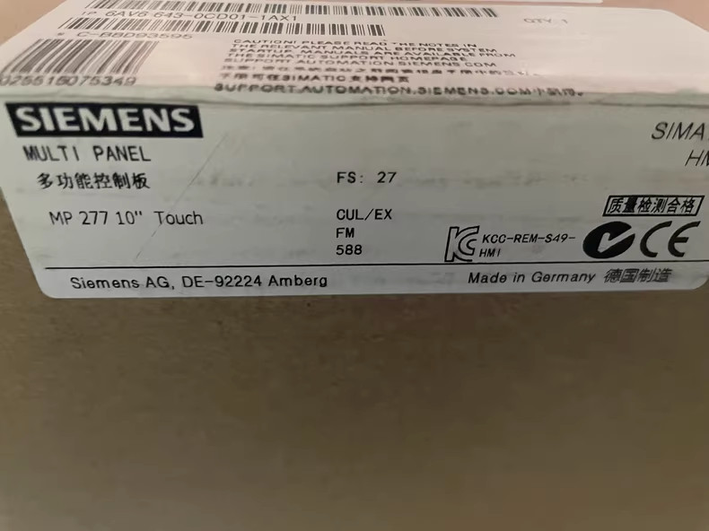 1 PC new SIEMENS 6Av6643-0Cd01-1Ax1 Good Conditions intact