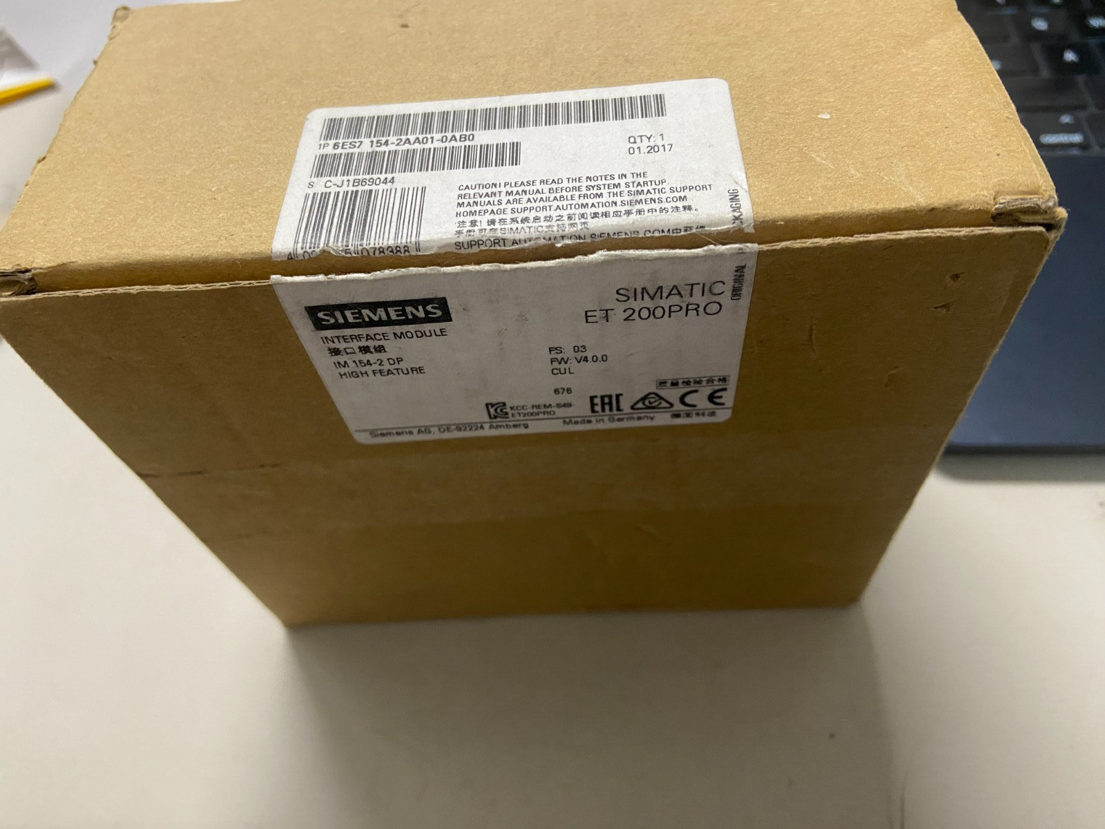 SIEMENS  INTERFACE MODULE 6ES7 154-2AA01-0AB0 New Opened Box
