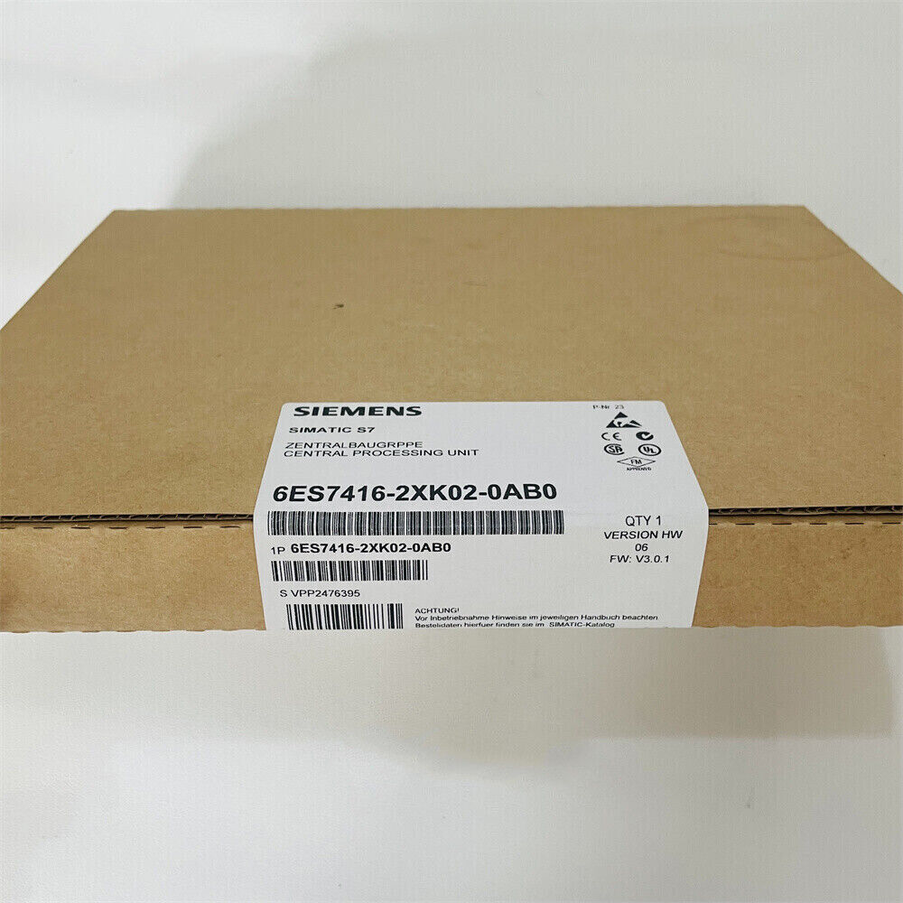 NEW Siemens 6ES7 416-2XK02-0AB0 6ES7416-2XK02-0AB0 SIMATIC S7-400 CPU 416-2