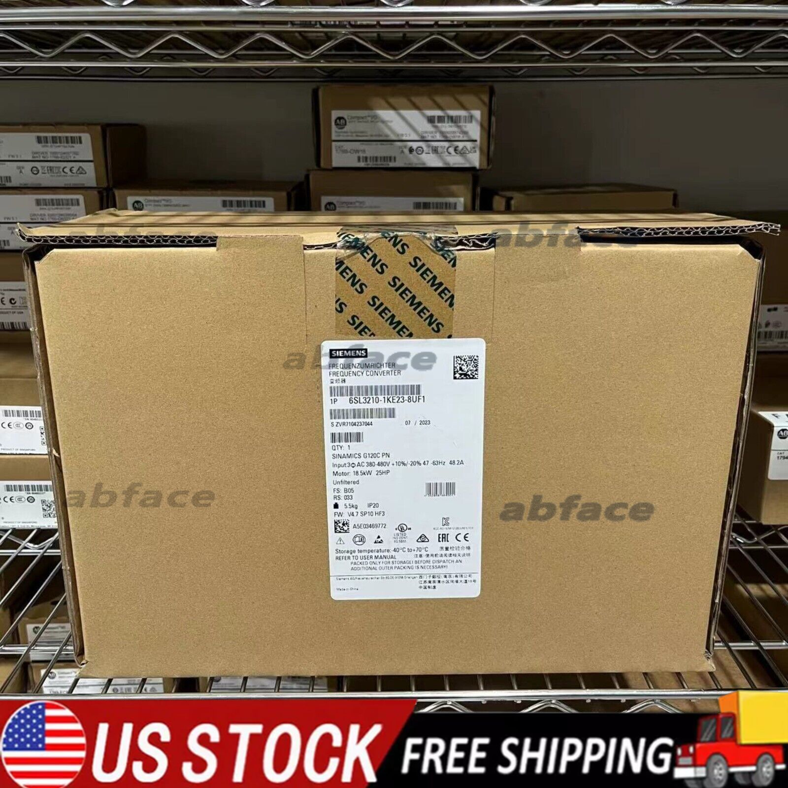 Siemens SINAMICS G120C 18.5KW inverter 6SL3210-1KE23-8UF1 6SL3 210-1KE23-8UF1