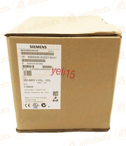 Siemens Inverter New One 6SE6 420-2UD27-5CA1