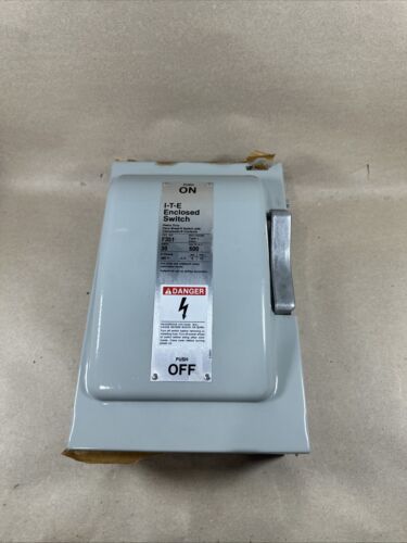 NEW!!!   Siemens F351 ITE Heavy Duty Enclosed Switch New. Electric